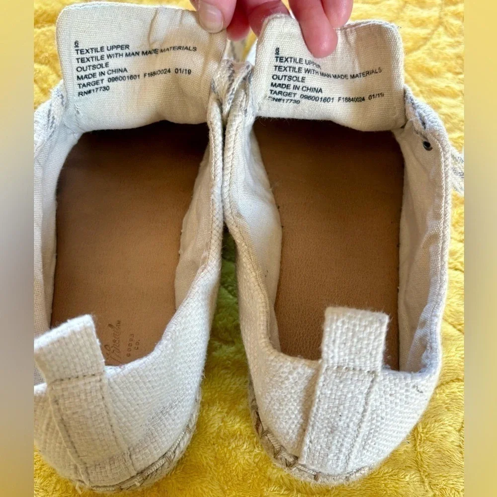 Universal Thread Cream Joelle Espadrille Shoes Sneakers